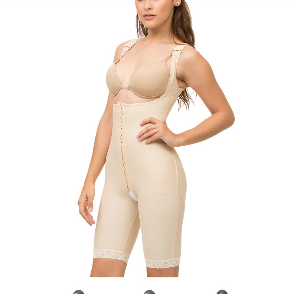 ISAVELA Compression Bodysuit High Back Above Knee